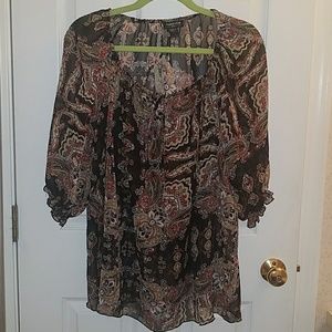 NWOT Beautiful Paisley Blouse
